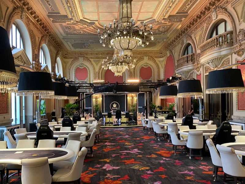 Sala principal del torneo de póker Triton en Casino Gran Vía